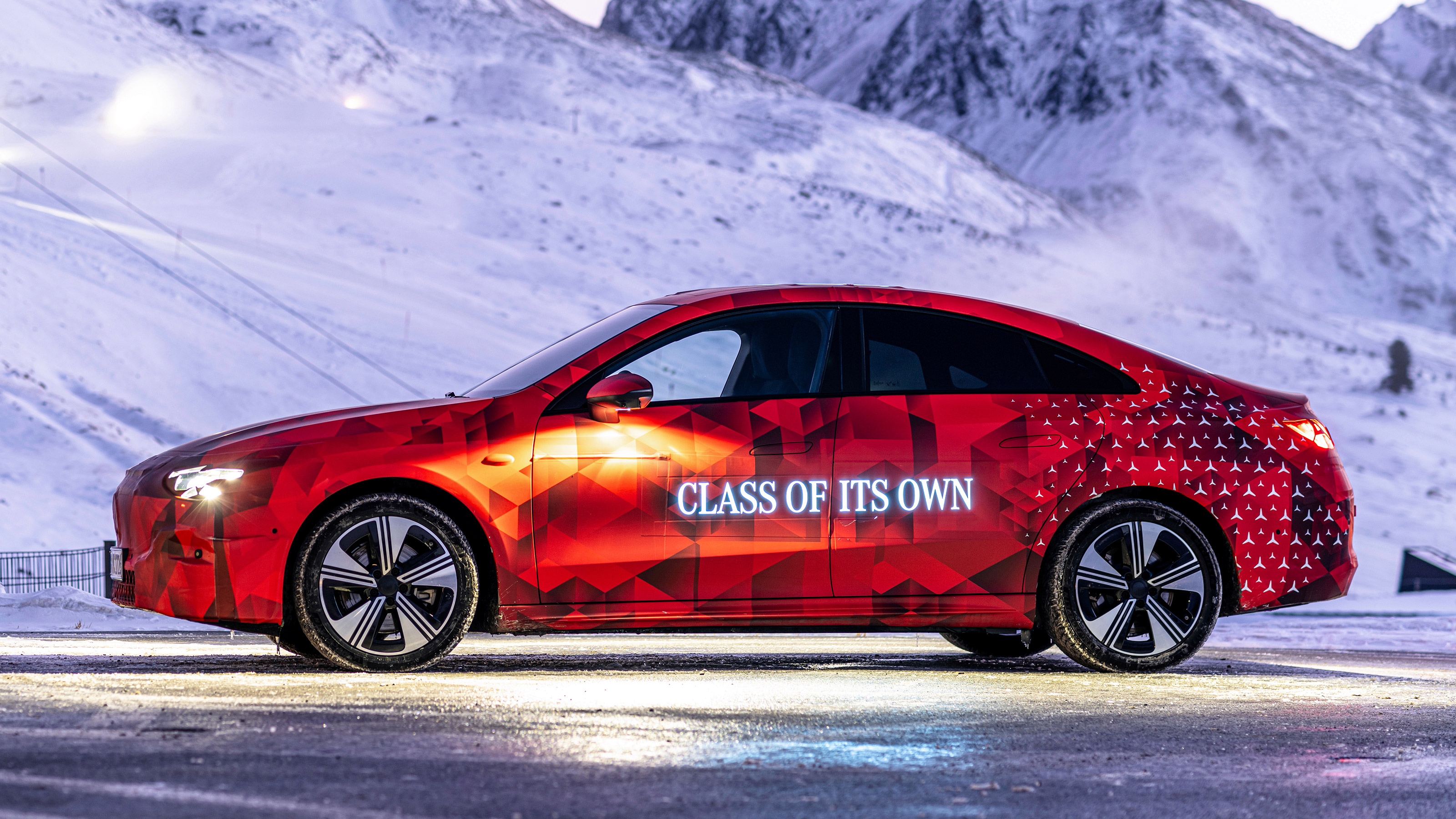 Mercedes CLA prototype profile static