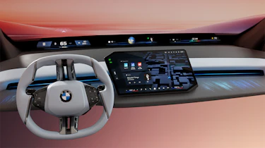 BMW Panoramic iDrive dashboard