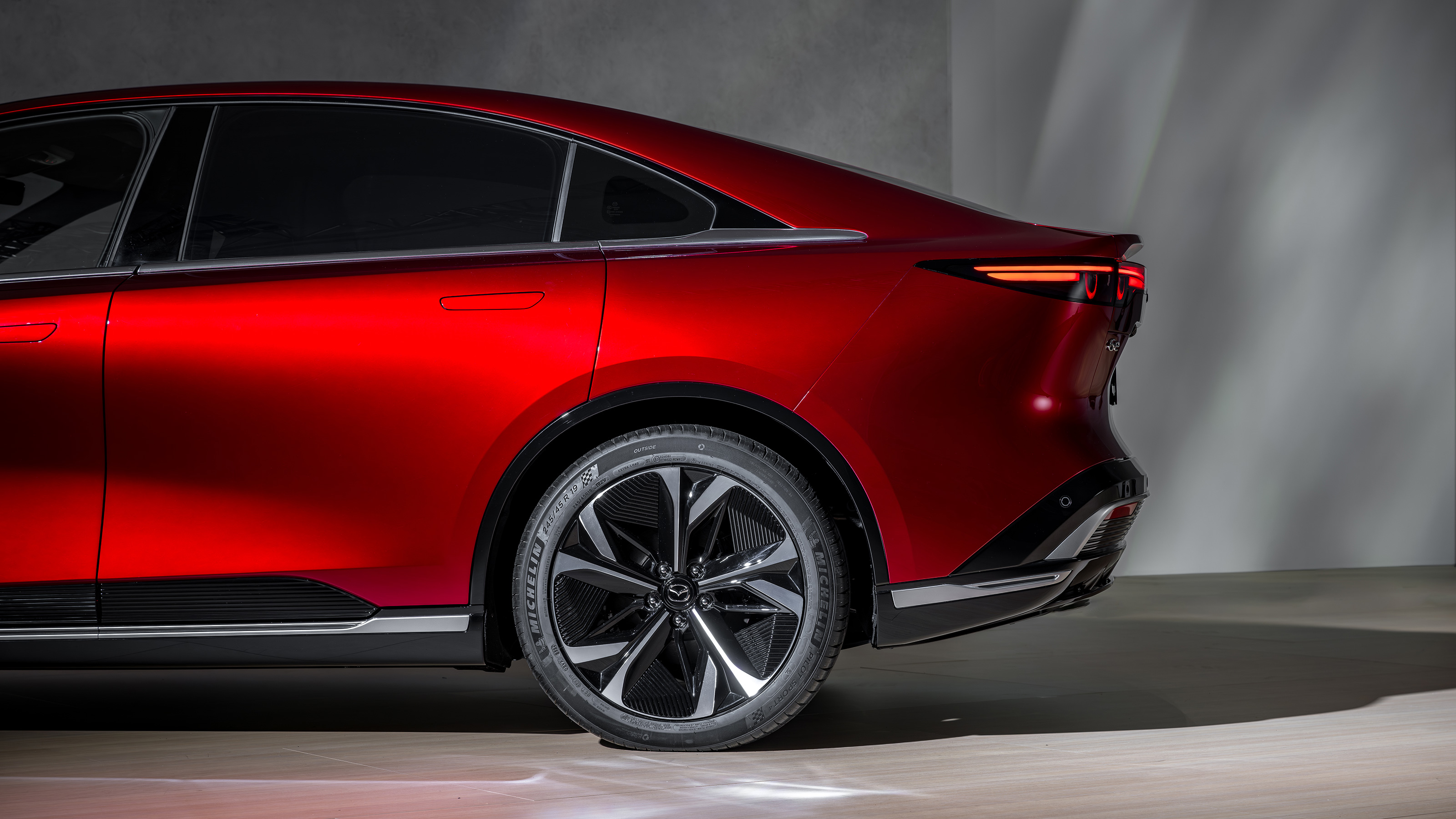 Mazda 6e rear wheel