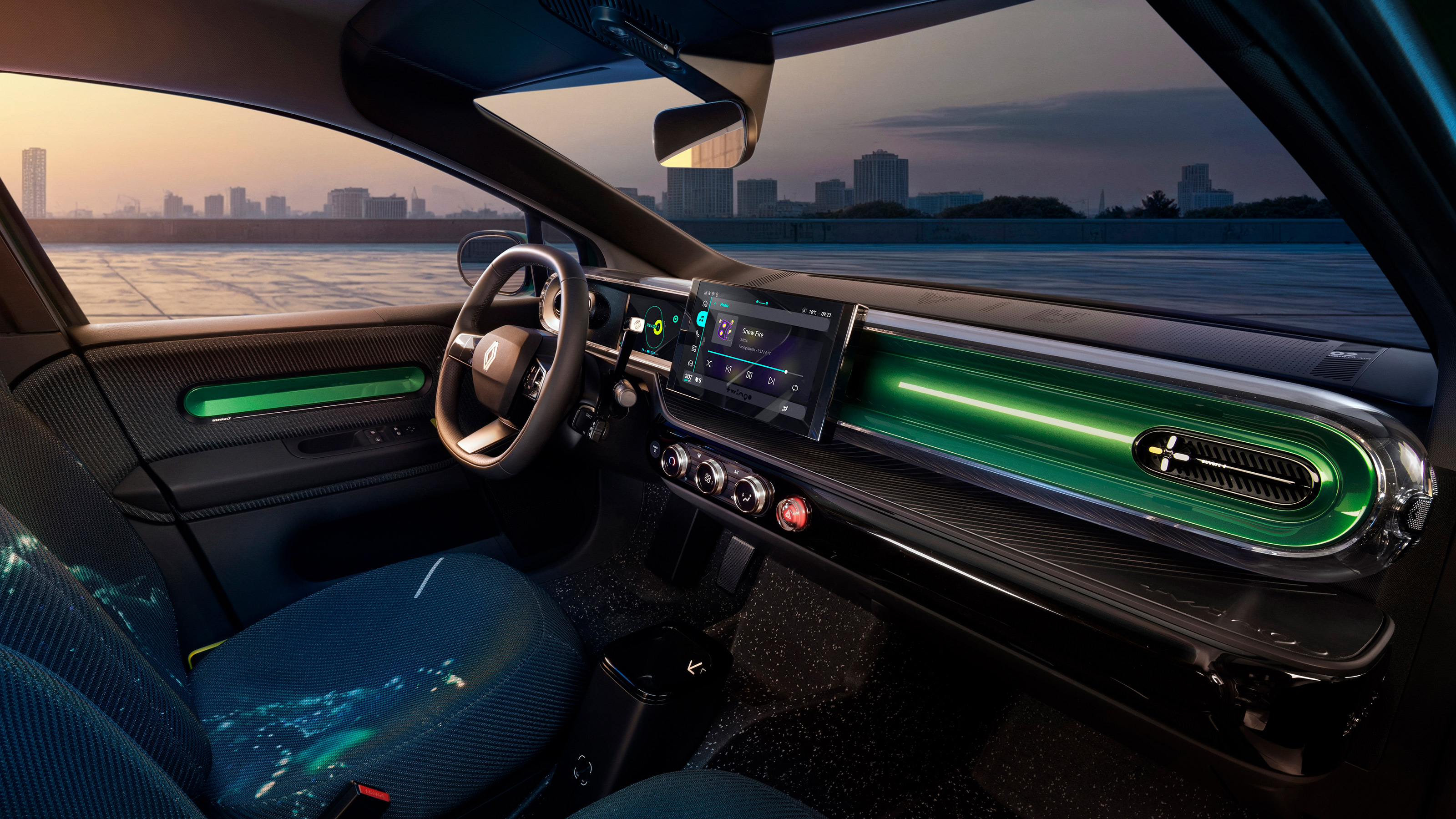 New Renault Twingo prototype dashboard