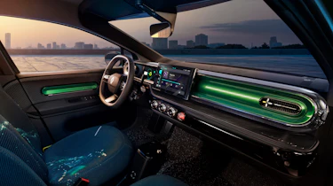 New Renault Twingo prototype dashboard