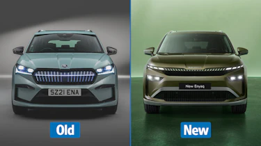 2025 Skoda Enyaq side by side
