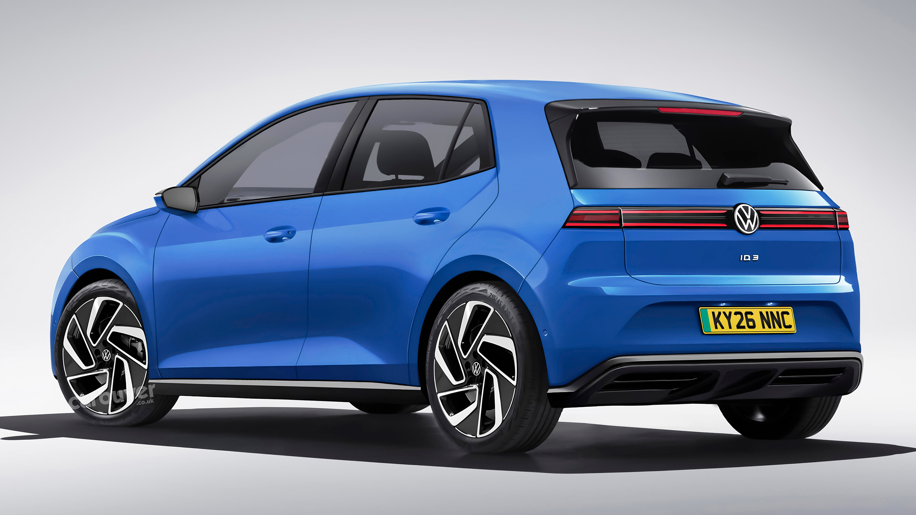 Volkswagen ID3 render rear quarter