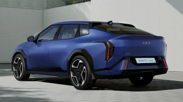 Kia EV4 saloon rear quarter