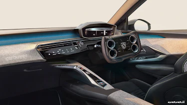 Peugeot 208 render interior