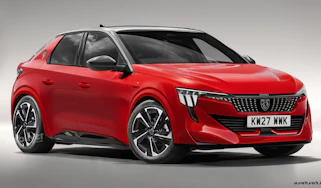 Peugeot 208 GTi render front quarter