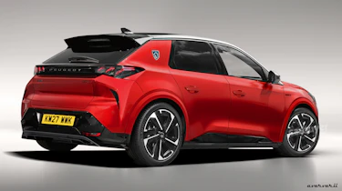 Peugeot 208 GTi render rear quarter