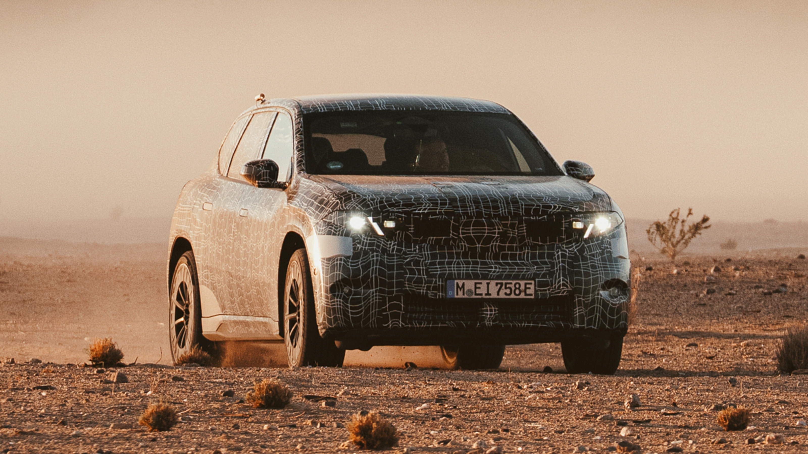 BMW iX3 prototype front