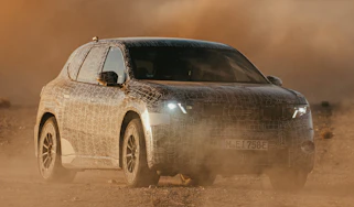 BMW iX3 prototype front quarter