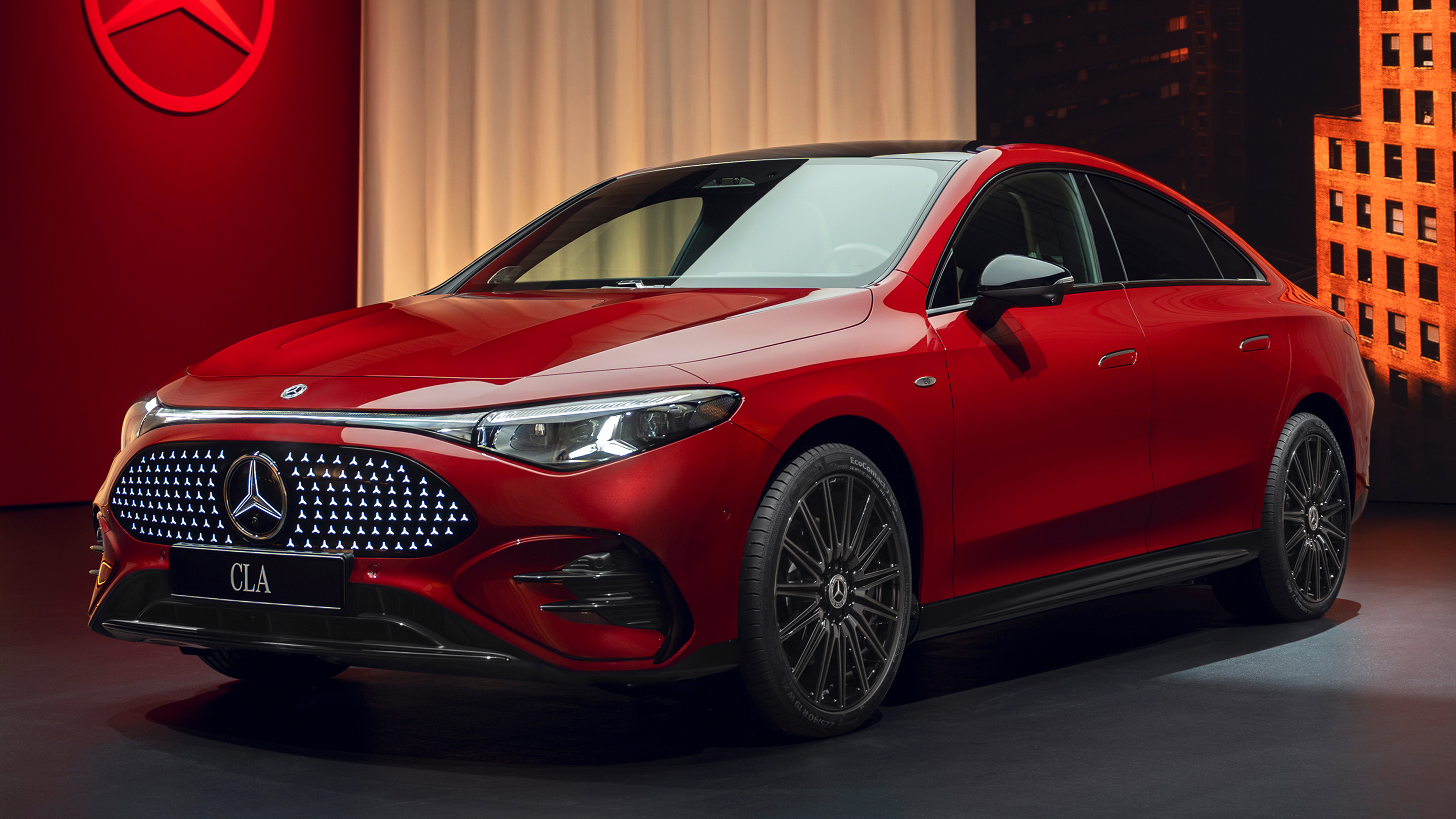 Mercedes CLA EV front quarter