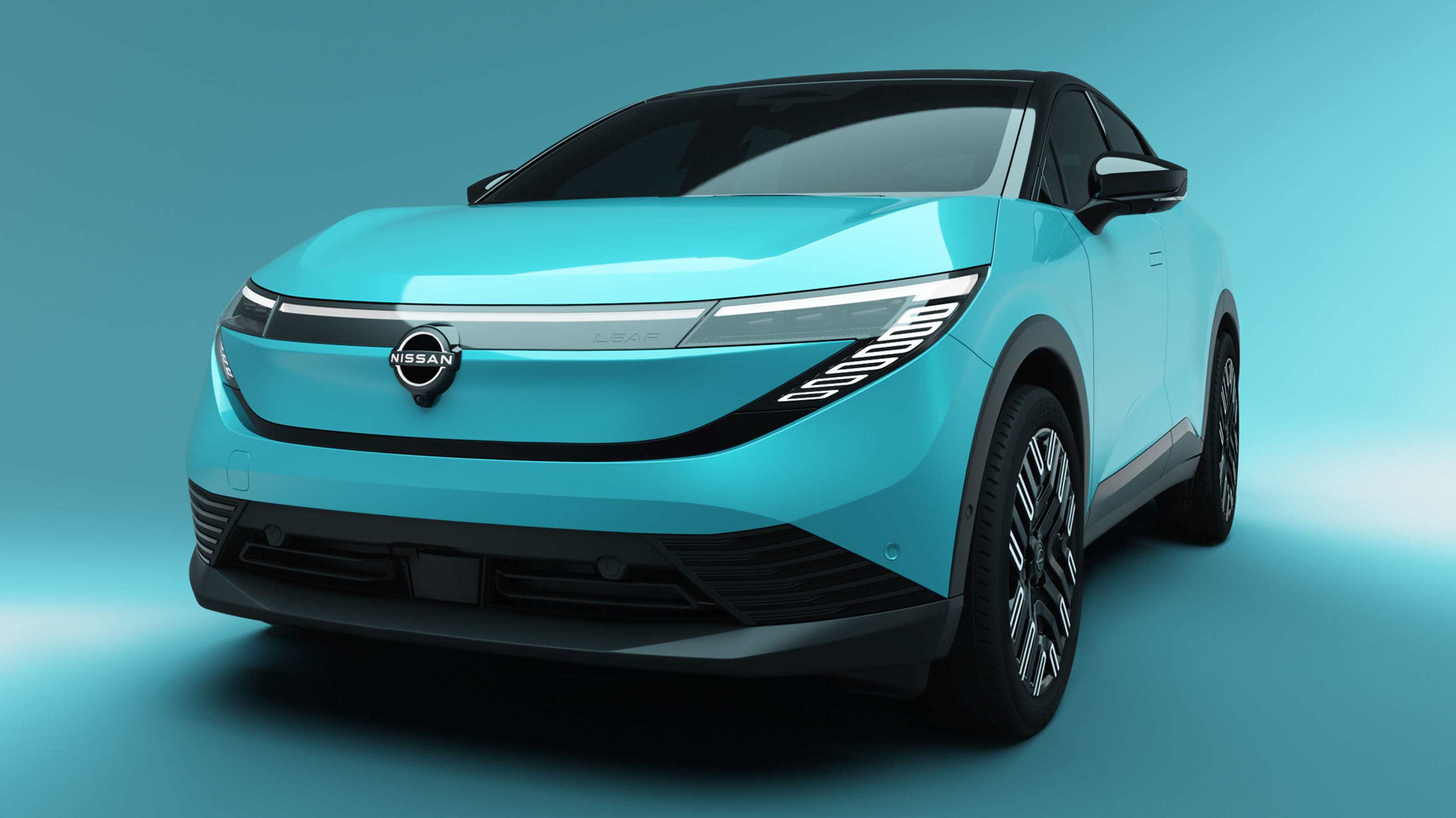 New Nissan Leaf front