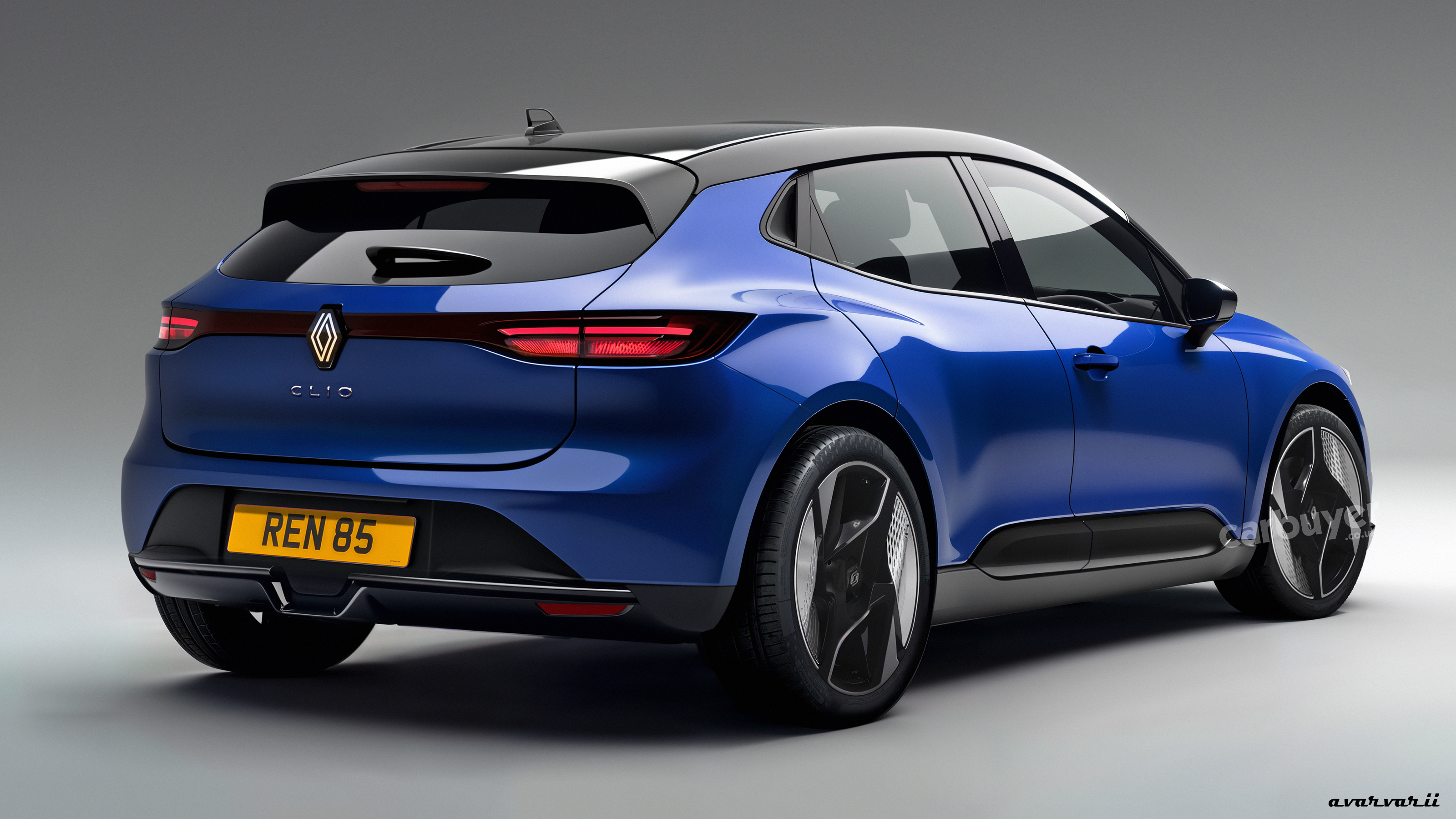 Renault Clio render rear quarter