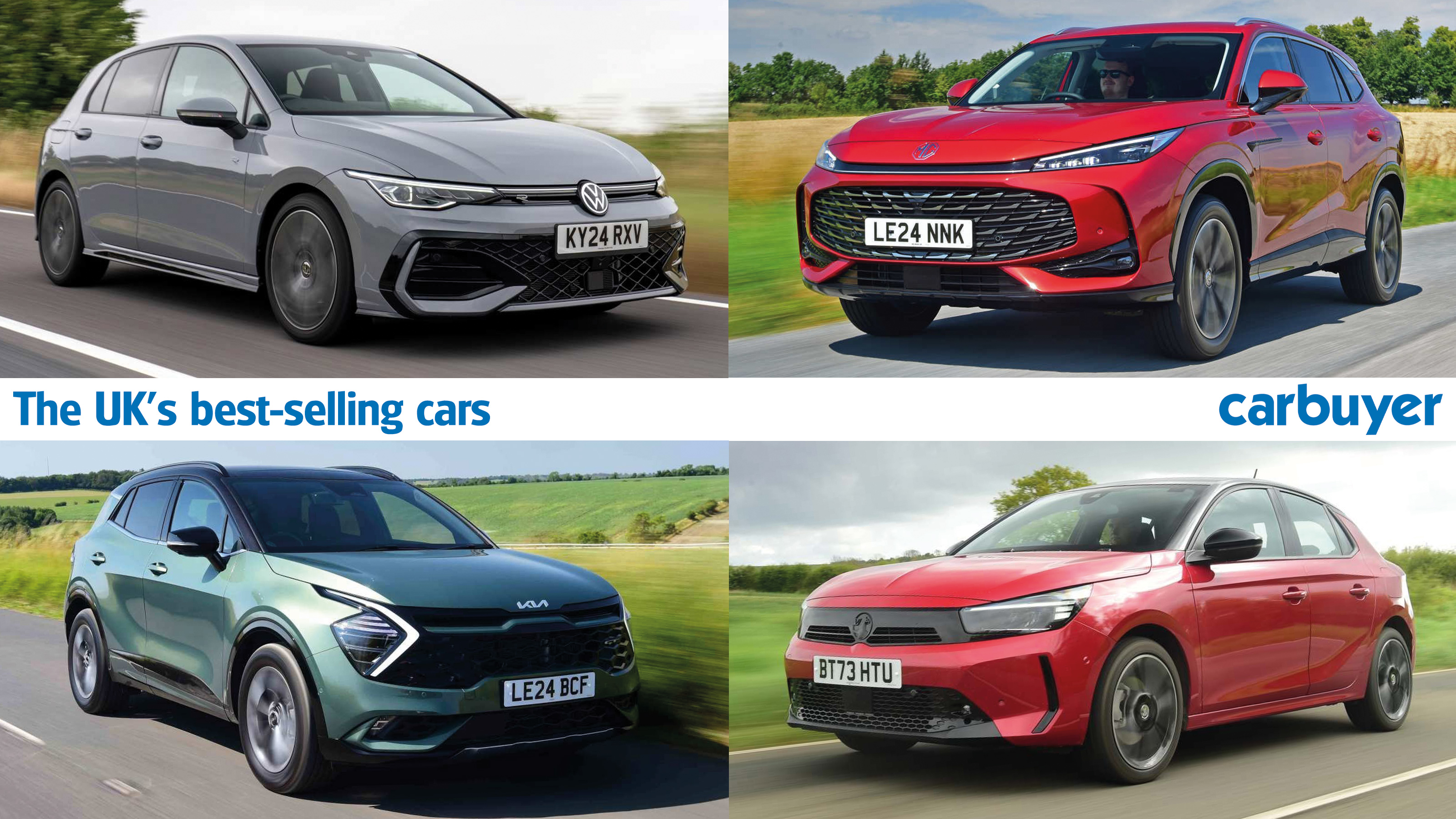 Best selling cars UK