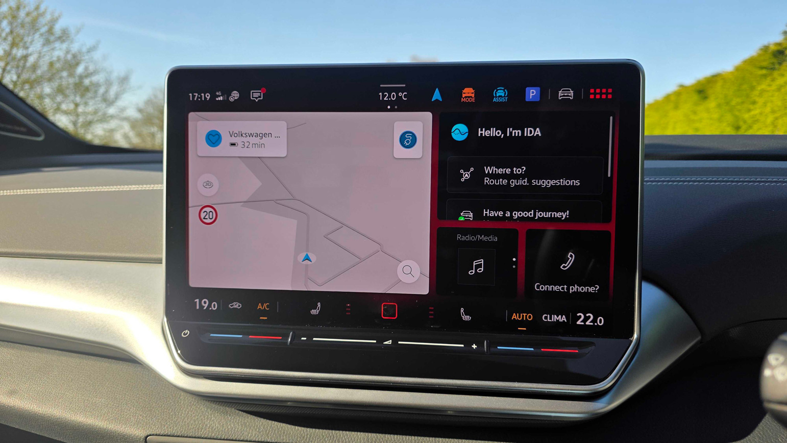 Volkswagen ID.5 infotainment