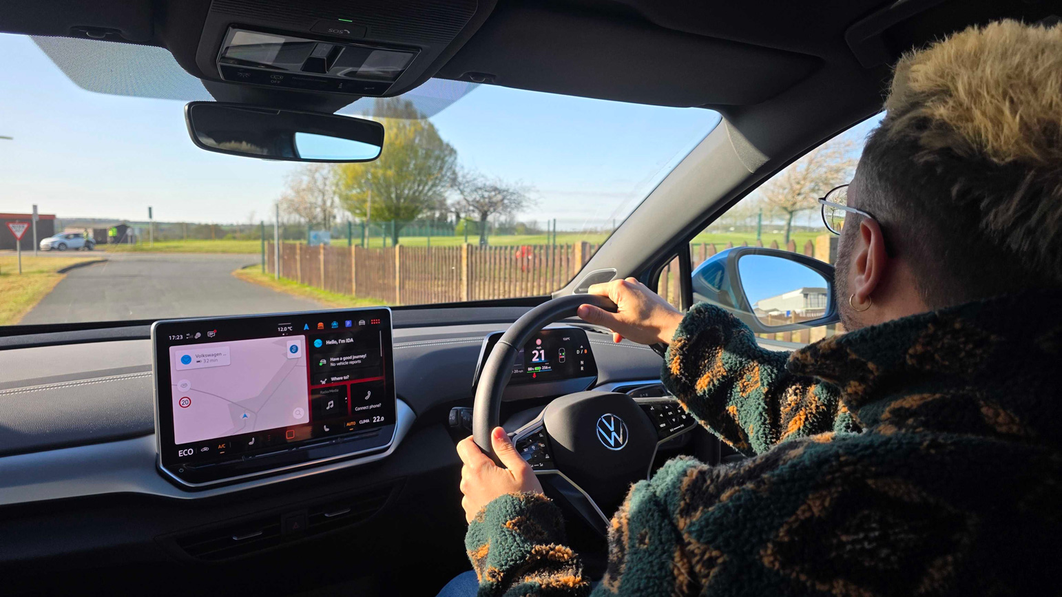 Volkswagen ID.5 driving