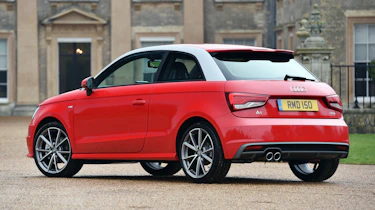 The three-door A1 seen here was later joined by a more practical five-door Sportback model