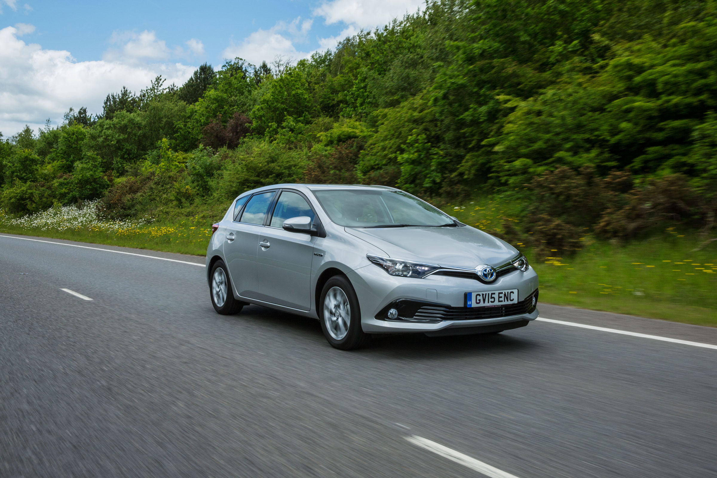 The Auris Hybrid is the most fuel-efficient model in the range