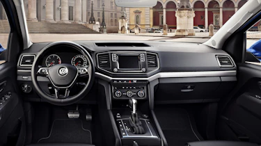 The Amarok’s smart dashboard will be familiar to anyone who’s driven a VW car