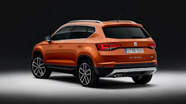 The Ateca's bodywork is covered in sharp creases...