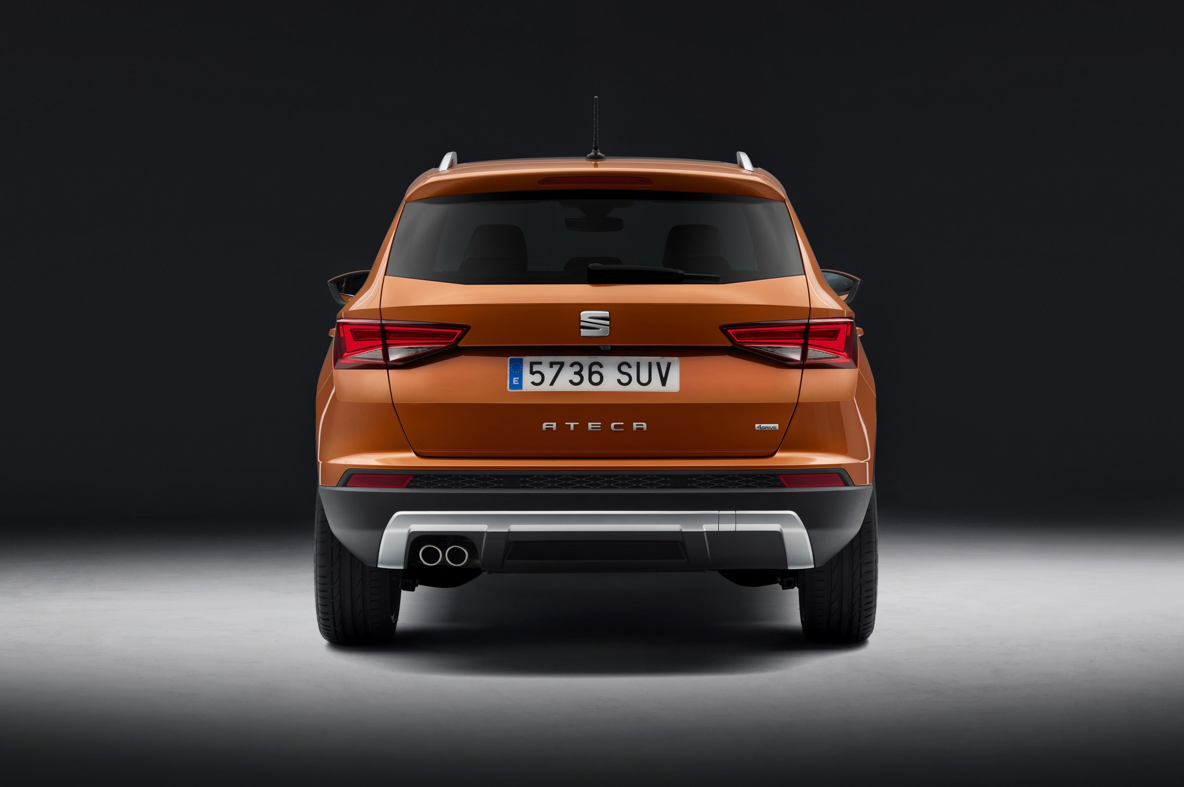 The horizontal lines across the rear emphasise the car's width