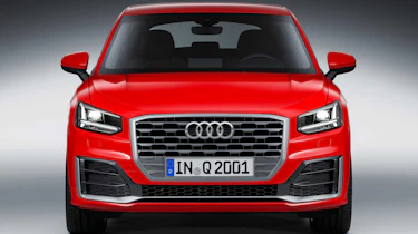 With a dominant grille treatment, the Q2 has serious rear-view mirror presence