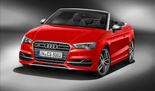 Audi S3 cabriolet 2014 front quarter static