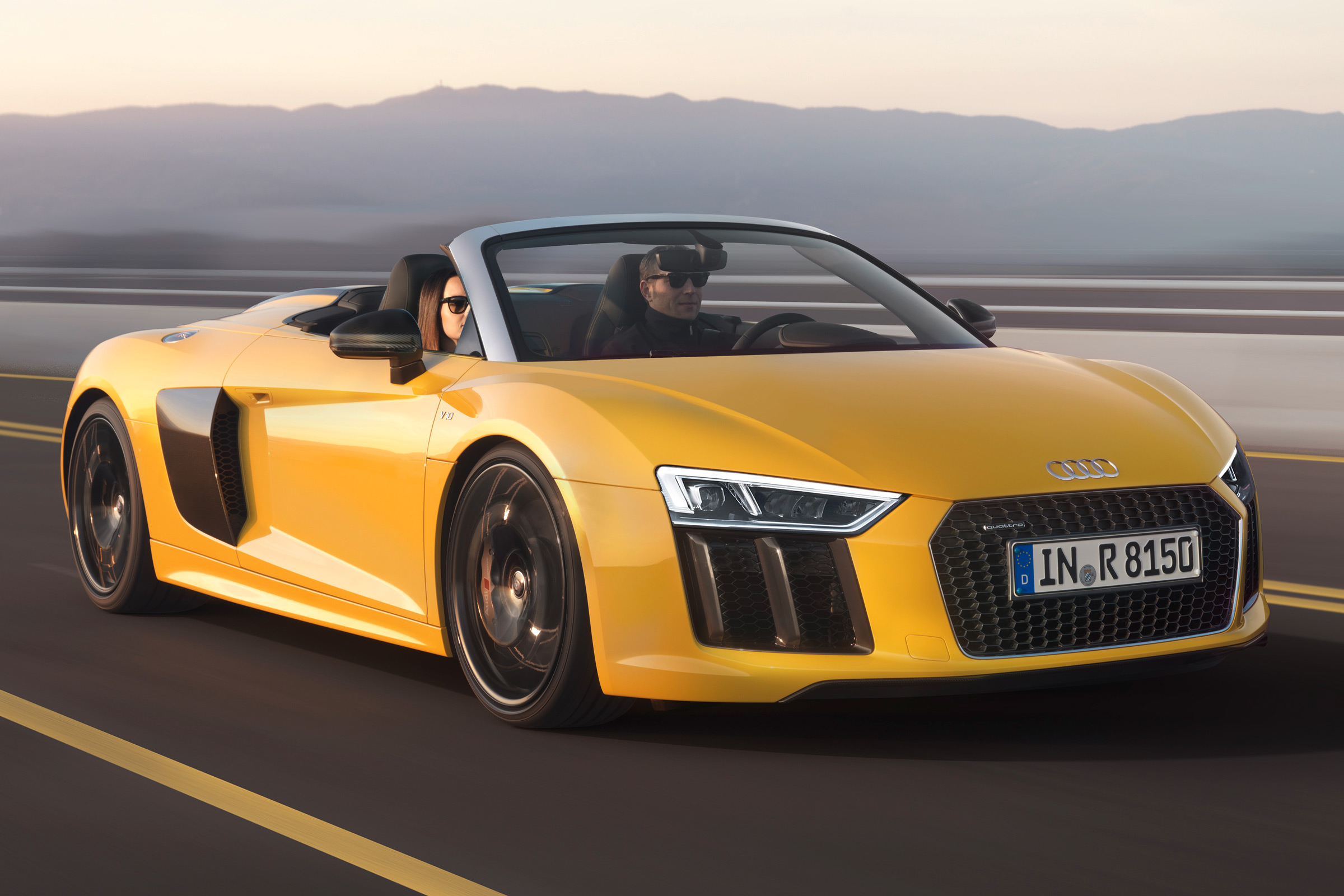 With no roof and a glorious non-turbo 5.2-litre V10 in the back, the new Audi R8 Spyder should sound epic 