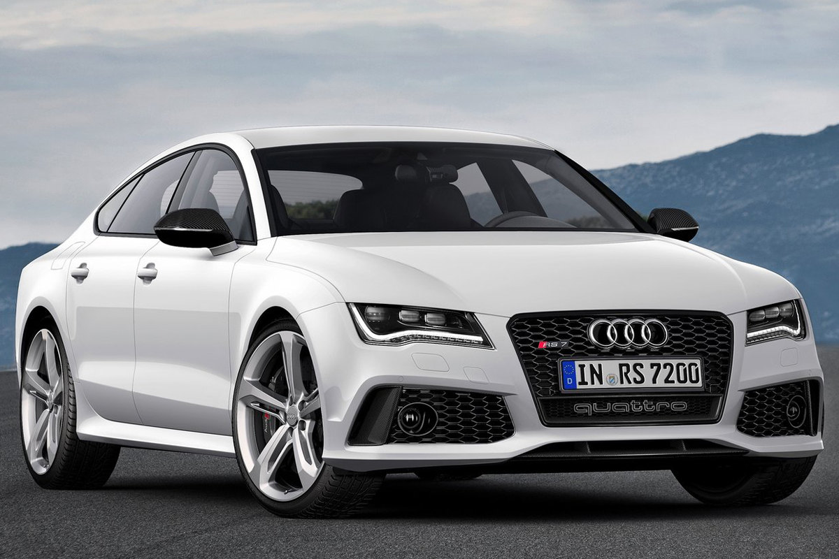 Audi RS7 Sportback 2013 front quarter white