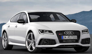 Audi RS7 Sportback 2013 front quarter white