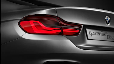 BMW 4 Series Coupe 2013 rear light detail