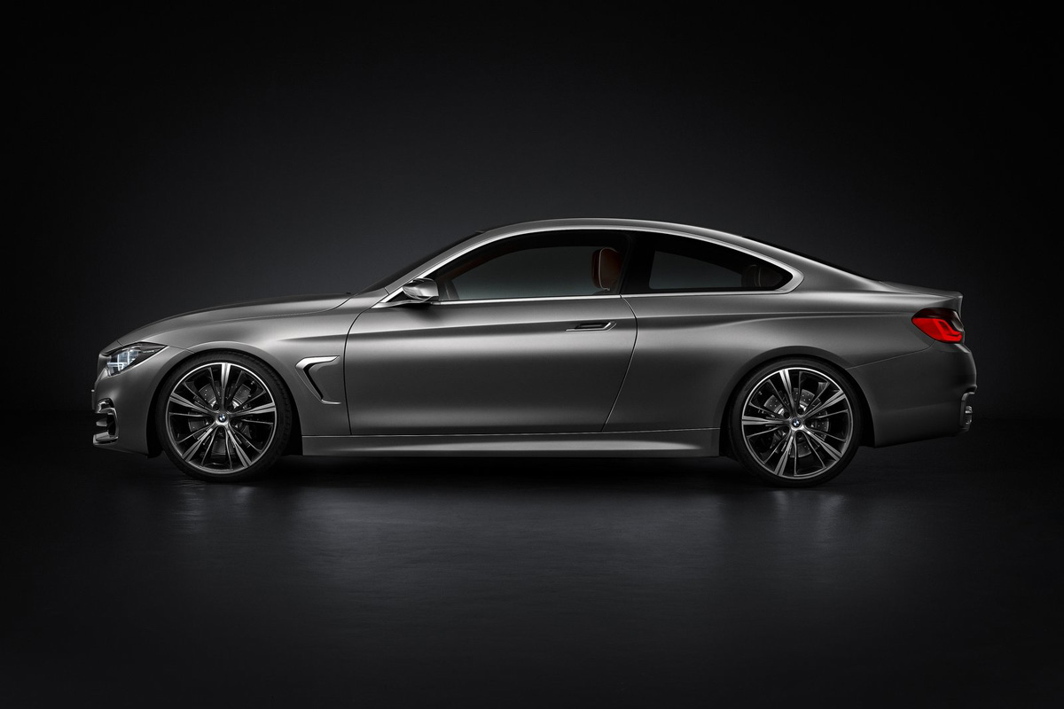 BMW 4 Series Coupe 2013 side profile