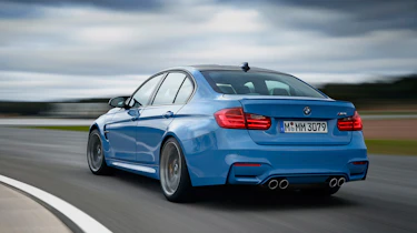 BMW M3 saloon 2014 rear tracking