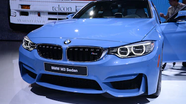 BMW M3 saloon 2014 front quarter
