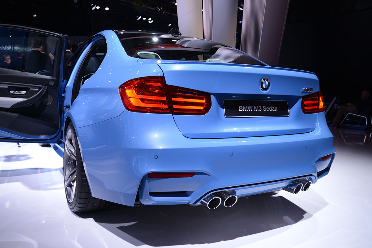 BMW M3 saloon 2014 rear static