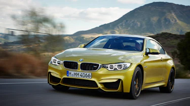 BMW M4 coupe 2014 front tracking