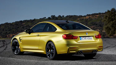 BMW M4 coupe 2014 rear quarter static