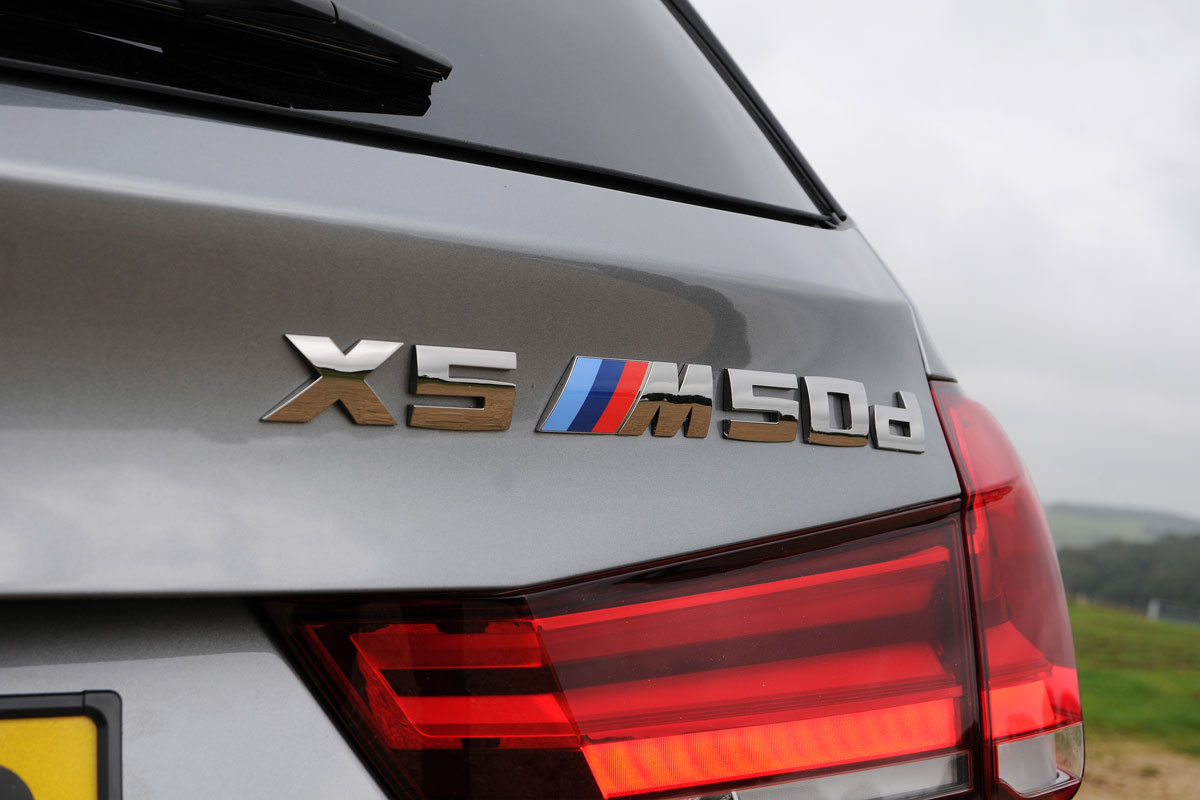 With 375bhp, the BMW X5 M50d can get from 0-62mph in 5.3 seconds