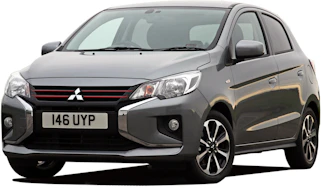 Mitsubishi Mirage cutout