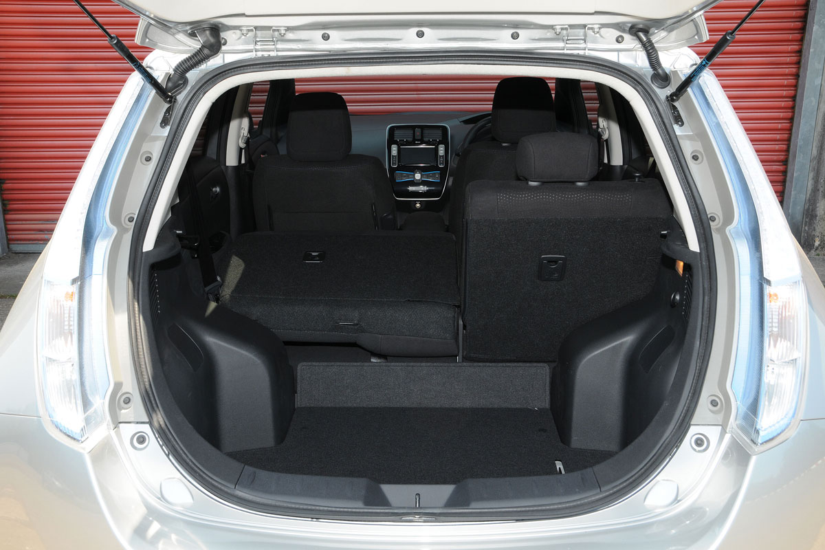 Boot space is also generous – but the presence of the batteries means the seats don't fold completely flat