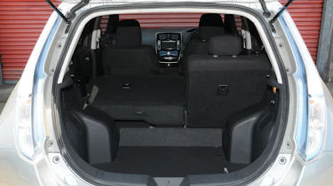 Boot space is also generous – but the presence of the batteries means the seats don't fold completely flat