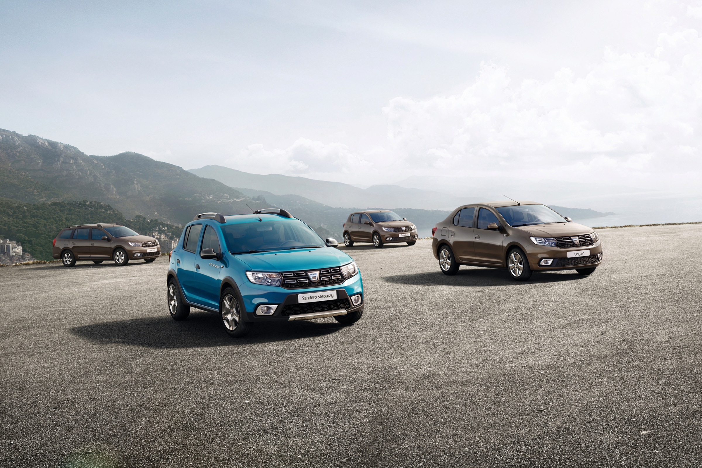 The UK Dacia range comprises the Duster, Sandero, Sandero Stepway and Logan MCV