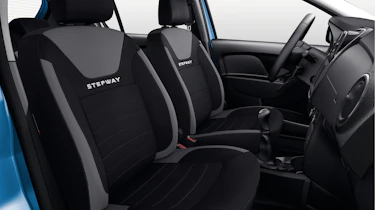 Sandero Stepway models enjoy upgraded, deeply-woven upholstery.