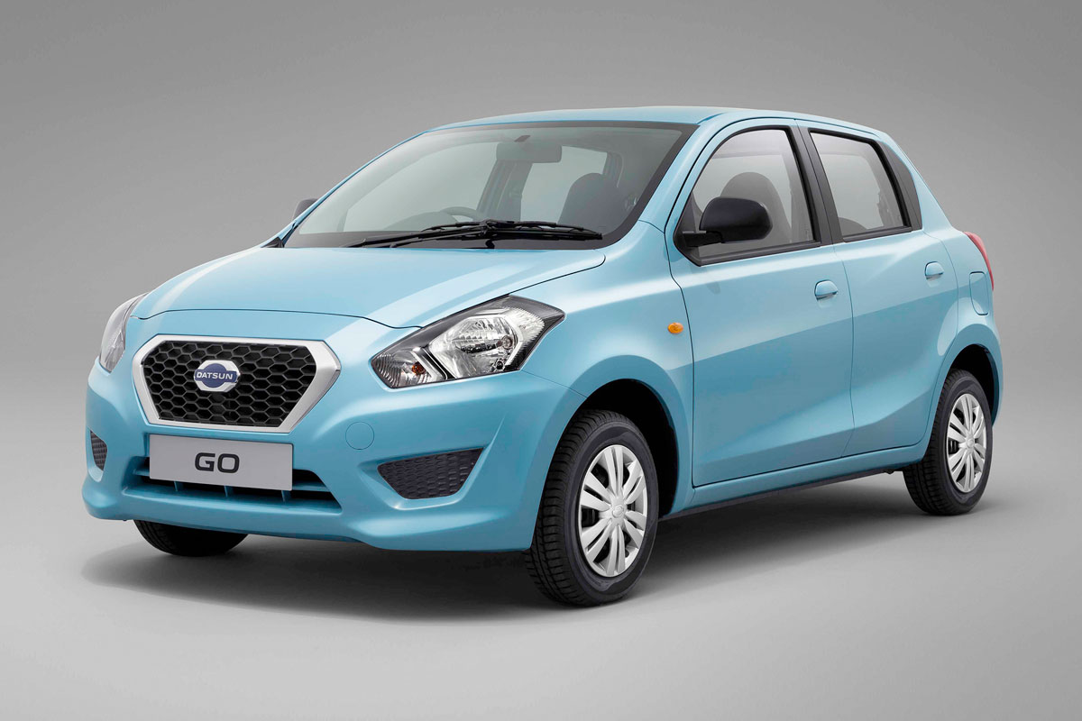 Datsun GO hatchback 2013 front quarter static