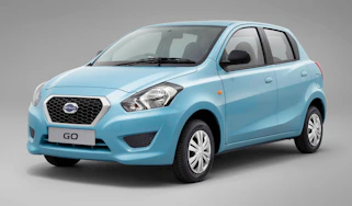 Datsun GO hatchback 2013 front quarter static