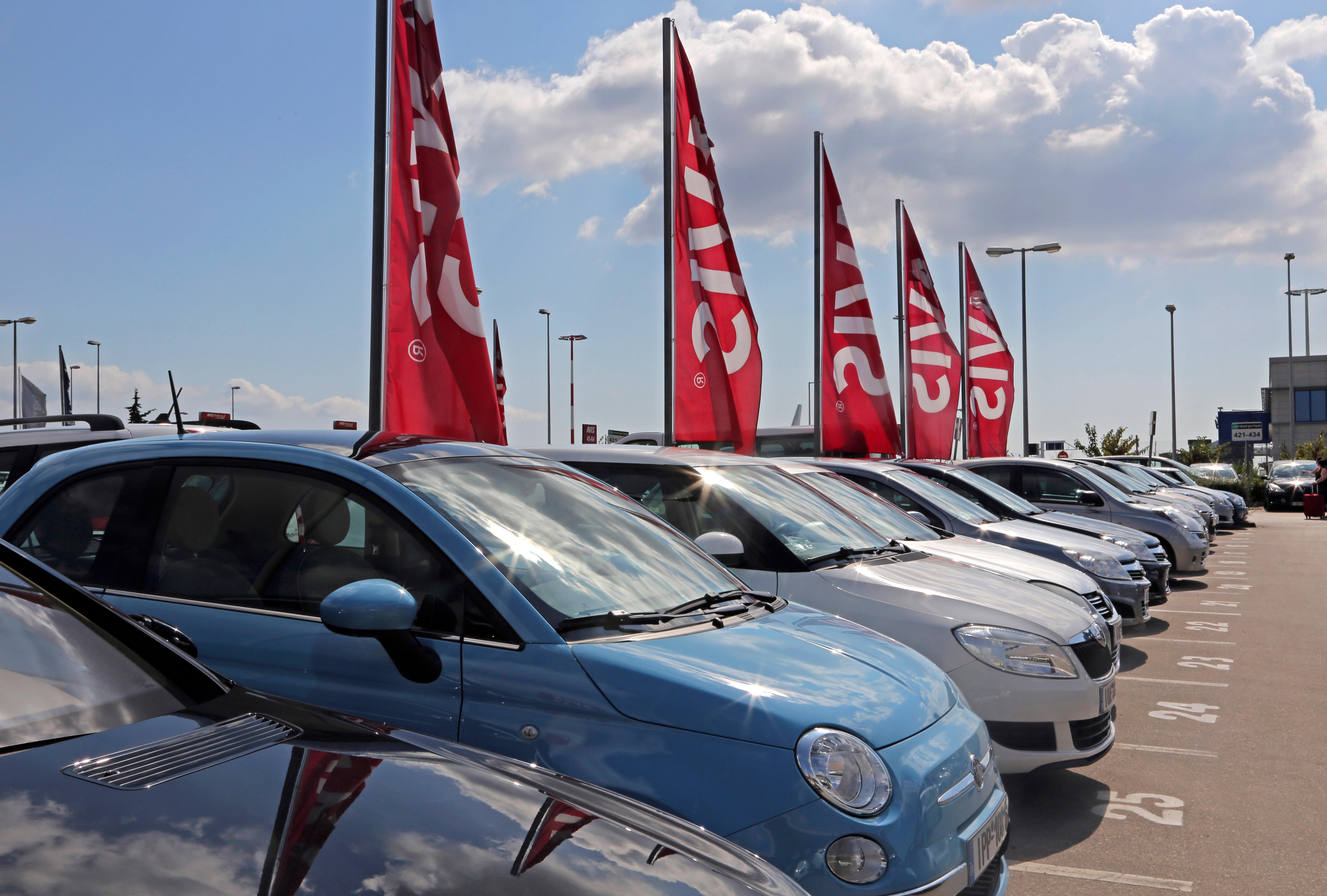 E8AJCX Athens Greece Athens International Airport Avis Rental Cars
