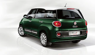 Fiat 500L MPW MPV 2013 rear quarter static