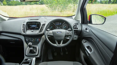 The C-MAX dashboard has much in common with other Ford interiors
