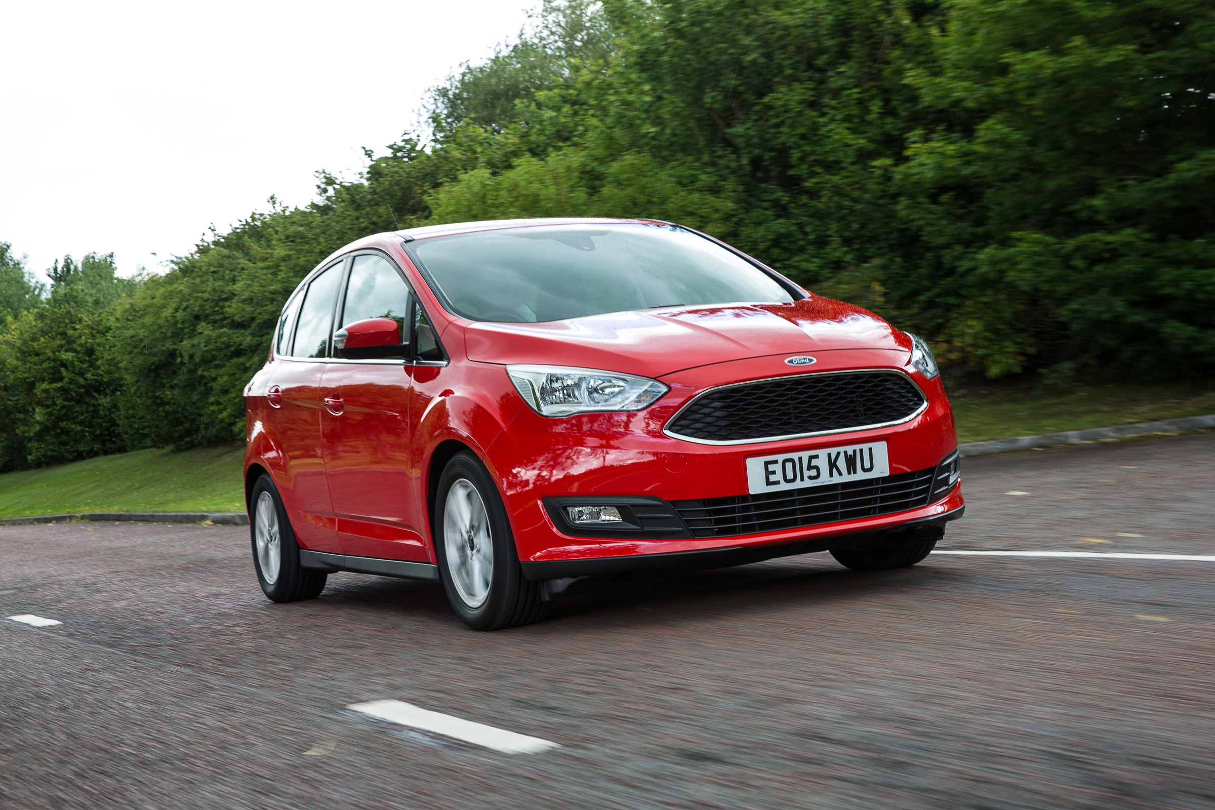A large windscreen gives a great view out the front of the C-MAX