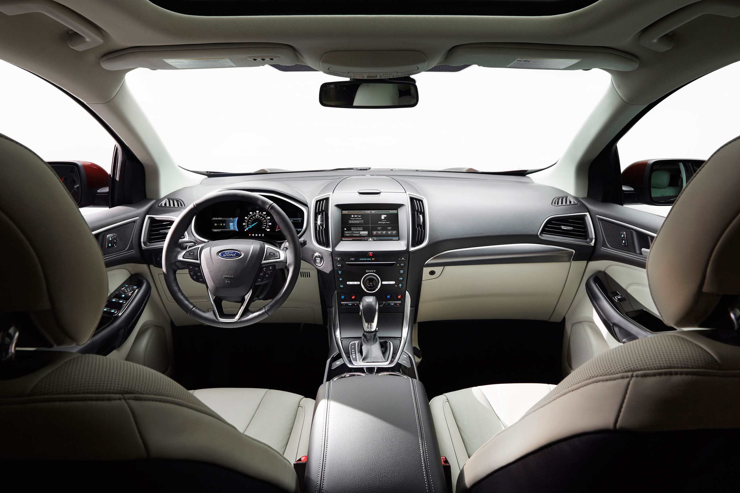 The optional panoramic sunroof will make the interior feel lighter and airier.