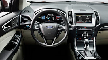 The Edge interior features a 10-inch touchscreen display for the SYNC 3 infotainment system.